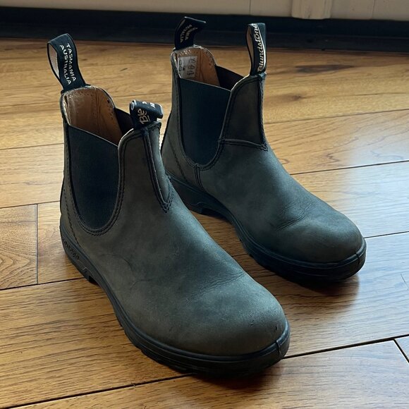 Blundstone #587 chelsea boots rustic black women's sz 6.5 (3.5 AUS) - Picture 2 of 6